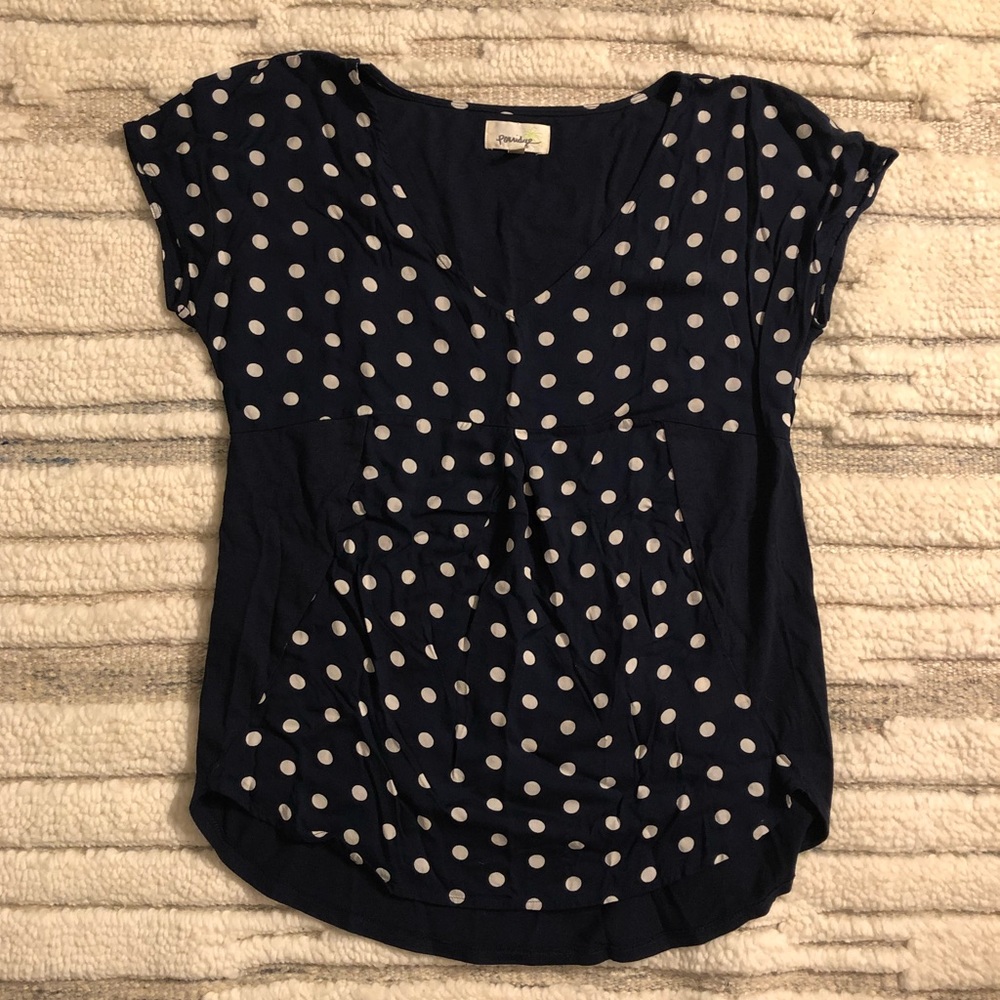 Polka Dot Porridge T from Anthro EUC